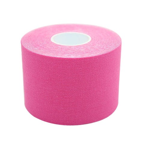 Kinesiology Tape By COMOmed Water Resistant Uncut Sports Tape Latex Free(Pink)
