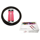 Jump rope - Anti Skid Handle & 2 Adjustable Cable Rope - Burn Body Fat Work Out For WOD,MMA,Boxing